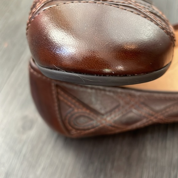 Nurture brown braided pattern flats, size 9.5, like new - Picture 6 of 10